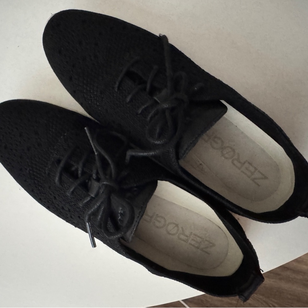 Colehaan Zerogrand Black Knit Sneakers